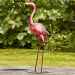 Metal Flamingo Garden Ornament